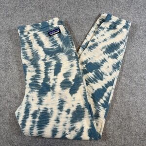 Patagonia Sweatpants Mens Small Blue Tie Dye Fleece Jogger Pants STY22200F